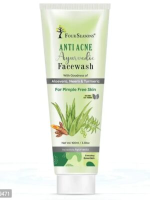 Four Seasons Anti Acne Ayurvedic Facewash 100ml ( Pack of 2)